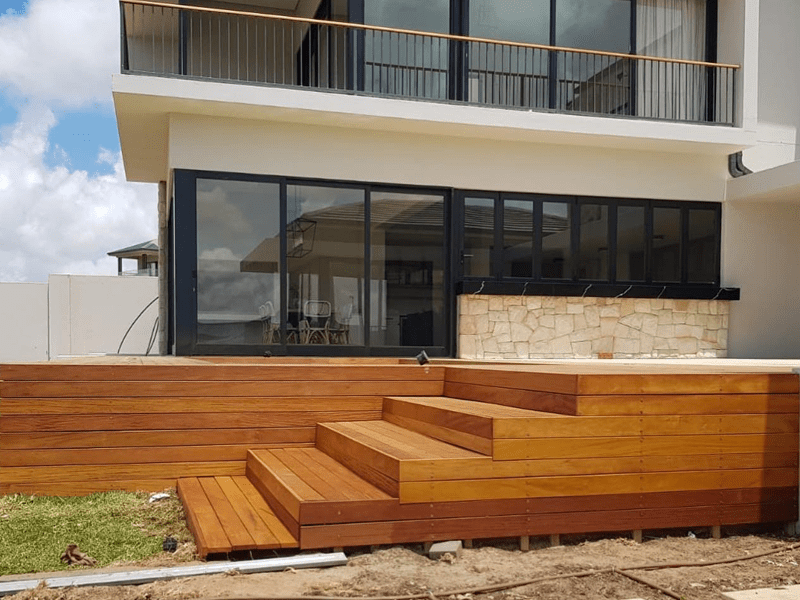 Decking steps