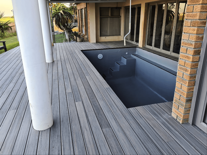 Composite pool decking